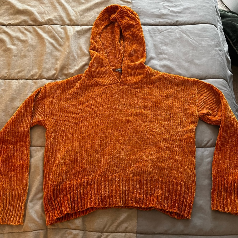 Charlotte Russe cropped Top Hoodie sweater